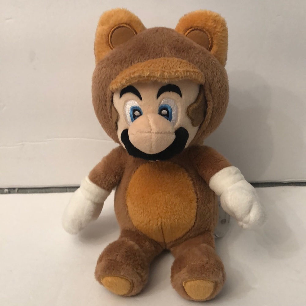 Super Mario 3D Land Tanooki Raccoon 12 Inch Stuffed Plush Toy Figure